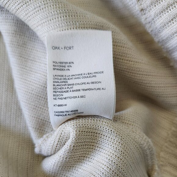 OAK + Fort | Ribbed Cropped Cardigans - Picture 9 of 9